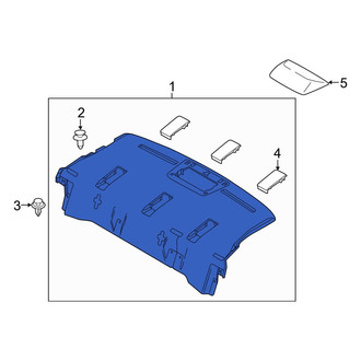 Toyota OE - Rear Package Tray Trim