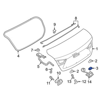 Toyota OE - Rear Deck Lid Drain Plug