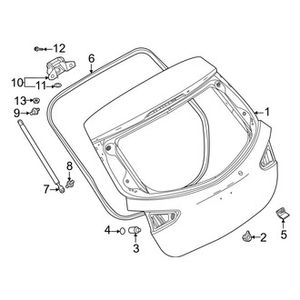 Toyota OE - Lift Gate - Lid & Components (LE / XLE Hatchback)