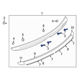 Toyota OE - Spoiler Screw