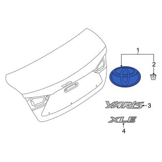 Toyota OE - Rear Deck Lid Emblem