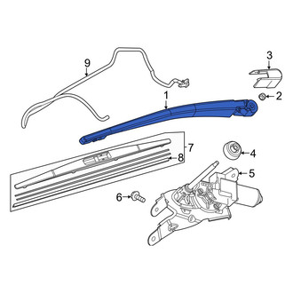 Toyota OE - Left Wiper Arm