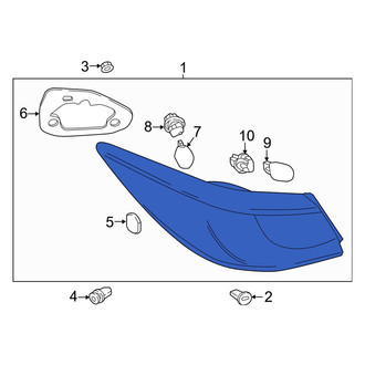 Toyota OE - Right Tail Light Assembly