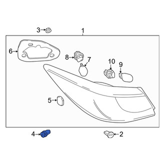 Toyota OE - Tail Light Grommet