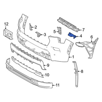 Toyota OE - Front Right Bumper Guide