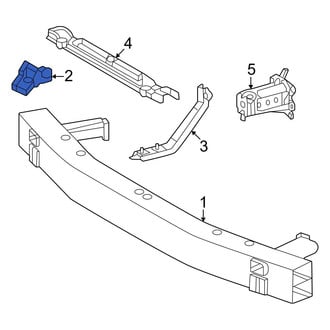 Toyota OE - Rear Lower Bumper Cover Bracket