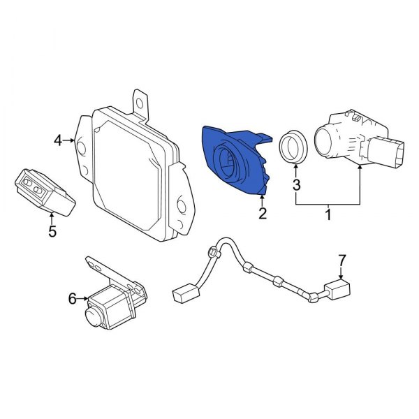 Parking Aid Sensor Housing