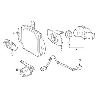 Toyota OE - Front Bumper & Grille - Bumper & Components (Electrical Components)