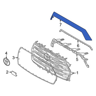 Toyota OE - Front Upper Grille Molding