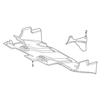 Toyota OE - Radiator Support - Splash Shields
