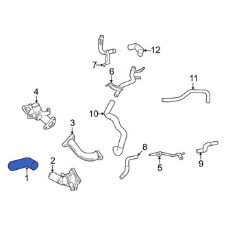Toyota OE - Upper Radiator Coolant Hose