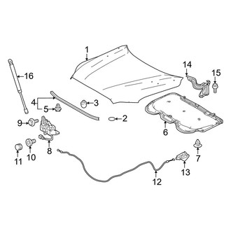 Toyota OE - Hood & Components