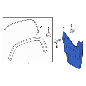 Toyota OE - Front Left Mud Flap
