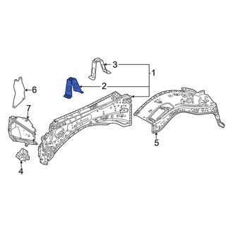 Toyota OE - Rear Left Fender Bracket