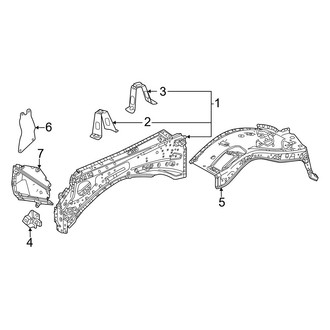 Toyota OE - Fender - Inner Components