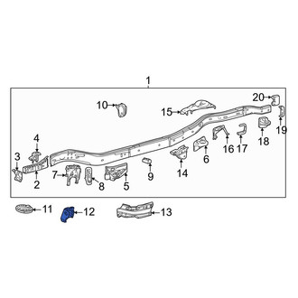 Toyota OE - Front Right Body Mount Cushion