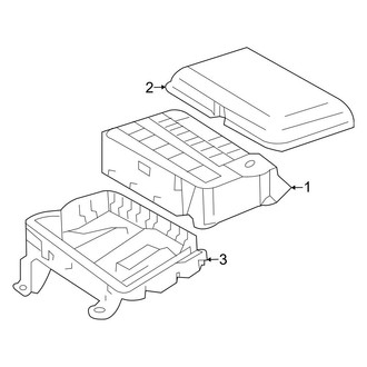 Toyota OE - Electrical - Fuse & Relay (Engine Compartment)