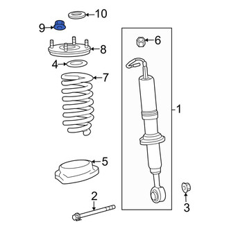 Toyota OE - Suspension Strut Mount Nut