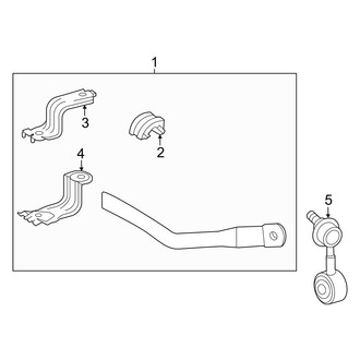 Toyota OE - Front Suspension - Stabilizer Bar & Components