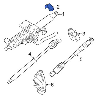 Toyota OE - Steering Column Lock Clamp