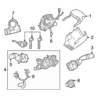 Toyota OE - Steering Column - Shroud, Switches & Levers