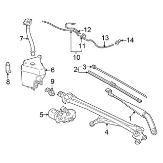 Toyota OE - Windshield - Wiper & Washer Components
