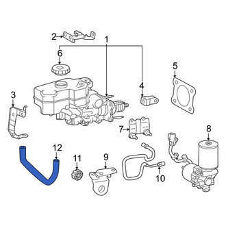 Toyota OE - Front Brake Hydraulic Hose