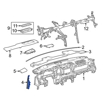 Toyota OE - Left Instrument Panel Side Cover