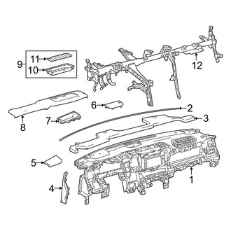 Toyota OE - Instrument Panel Storage Compartment