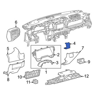 Toyota OE - Left Inner Instrument Panel Molding