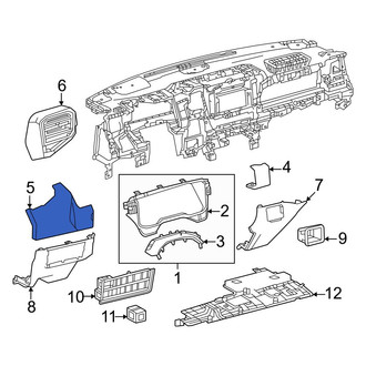 Toyota OE - Left Upper Instrument Panel Trim Panel