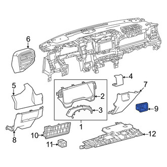 Toyota OE - Left Instrument Panel Coin Holder