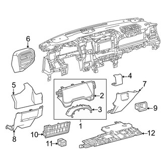 Toyota OE - Instrument Cluster Bezel
