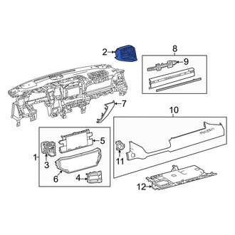 Toyota OE - Right Outer Dashboard Air Vent