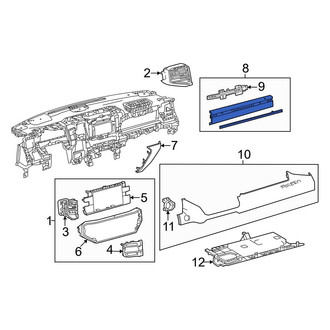 Toyota OE - Right Instrument Panel Molding