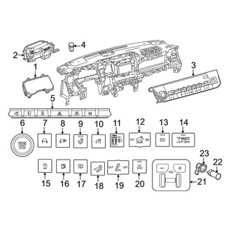 Toyota OE - Instrument Panel - Cluster & Switches