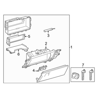 Toyota OE - Instrument Panel - Glove Box
