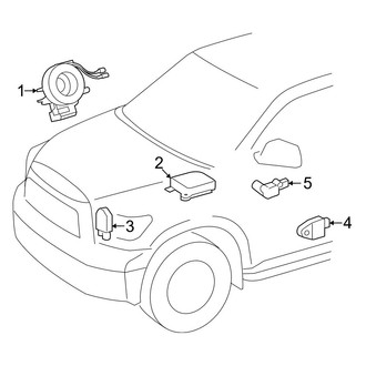 Toyota OE - Restraint Systems - Air Bag Components (Modules & Sensors)