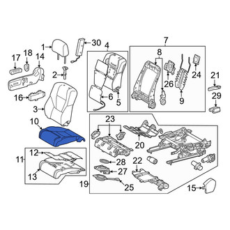 Toyota OE - Front Right Seat Cover