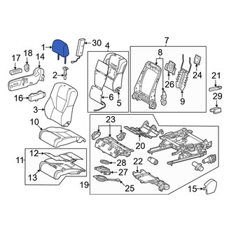 Toyota OE - Front Left Headrest