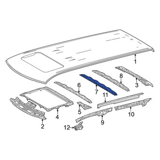 Toyota OE - Center Roof Bow