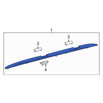 Toyota OE - Right Roof Luggage Carrier Side Rail