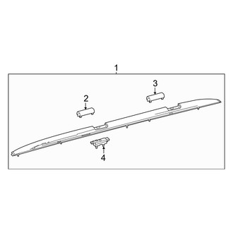Toyota OE - Roof - Luggage Carrier (With Panoramic Sunroof)