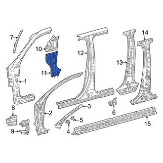 Toyota OE - Left Lower Inner Body A-Pillar
