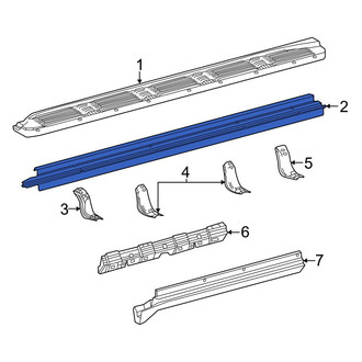 Toyota OE - Left Running Board Reinforcement