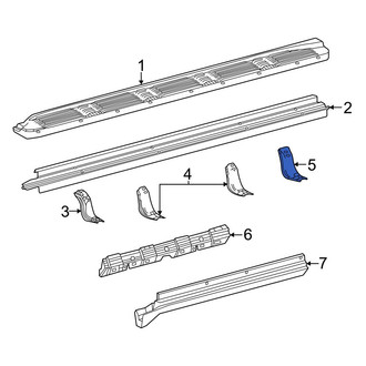 Toyota OE - Rear Left Running Board Mounting Bracket