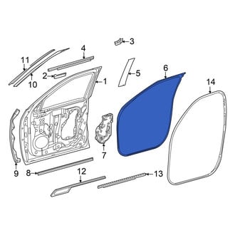 Toyota OE - Front Left Outer Door Seal