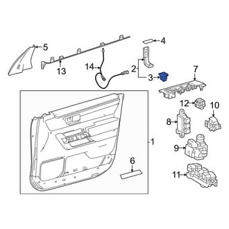 Toyota OE - Door Interior Trim Panel Grommet