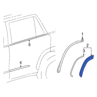 Toyota OE - Wheel Arch Molding