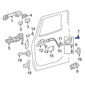 Toyota OE - Door Latch Screw